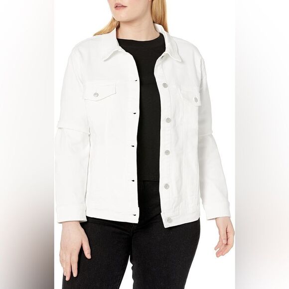 Gloria Vanderbilt Jackets & Blazers - Gloria Vanderbilt Creamy White Melanie Stretch Jean Jacket
